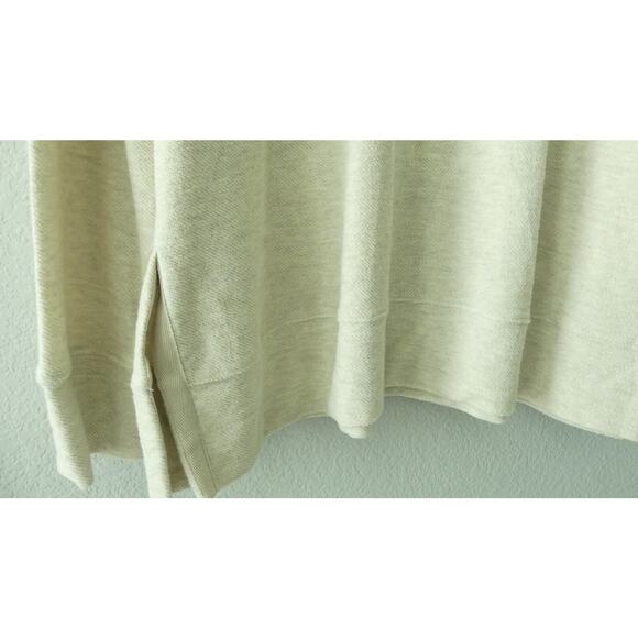 NWT Pretty Rebel Miken Women's Sweatshirt Size XL Oatmeal Soft Lagenlook Layer - Picture 6 of 9